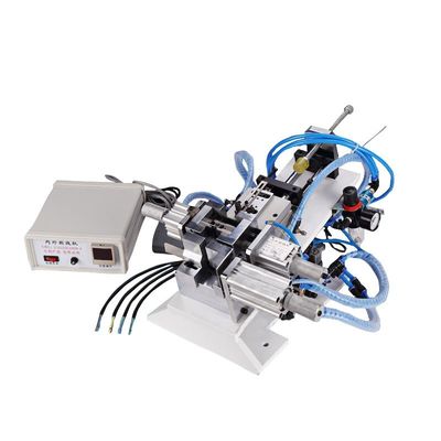 Anschlag-pneumatische Abisoliermaschine AC220V 100mm für die Netzanschlusskabel-Herstellung