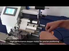 Kabeldraht OD 4-10mm Automatischer Schreibtischkabelkennzeichner Etikettenfaltenmaschine