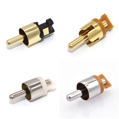 angepasste RCA Stecker Audio Stecker Video Stecker AV Männlich Für AV Kabel