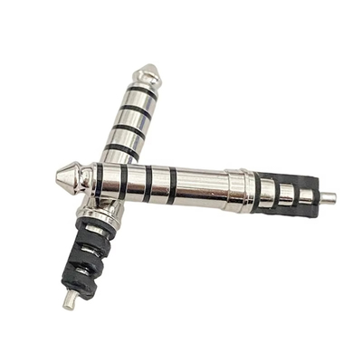 Nickelplattierte Kopfhörerstecker 4,4 mm 5 Pole 33L männlicher Audioanschluss