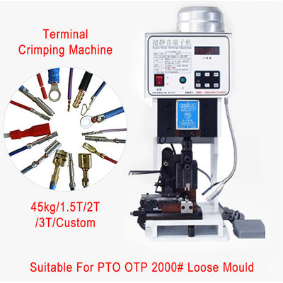 Semi-automatic Terminal Crimping Machine with 15KN Pressing Ability 220V 50Hz and 0.45KW Power Consumption