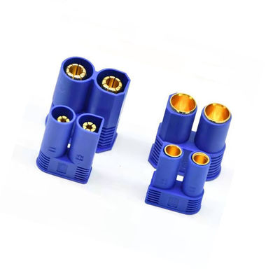 EC8 EC5 EC3 Connector Battery Device Connector Male & Female 5.0mm Gold Plated Connector with Blue Plastic Housing