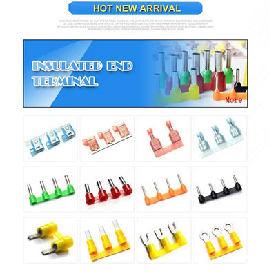 Hersteller China 70mm Isolierte Hülse Kupfer I Kabelschuhe Doppelader Typ Crimp Aderendhülsen Aderendhülsen Klemmen