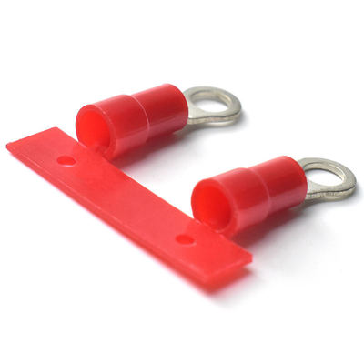 Rund Crimp-Kabelschuhe 5MM 10MM Durchgehend Vorisoliert Ringkabelschuh Kupfer Kabelschuh