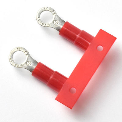 Rund Crimp-Kabelschuhe 5MM 10MM Durchgehend Vorisoliert Ringkabelschuh Kupfer Kabelschuh