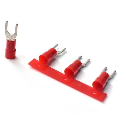 Qwt 10 Awg Isolierte Gabel-Terminal-Verkabelung Kremp-Terminal Spade-Terminal-Anschluss