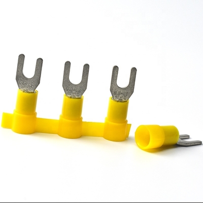 Qwt 10 Awg Isolierte Gabel-Terminal-Verkabelung Kremp-Terminal Spade-Terminal-Anschluss