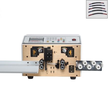 Vollautomatisches Draht-Ausschnitt-Abisoliermaschine 0.1SQMM-6SQMM PVV PU-TPE-Kabel